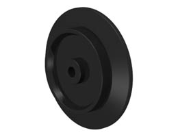 Train Wheel: {черен}