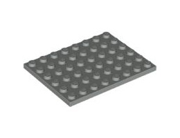 Плочка 6X8: {сив}
