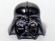 Minifigure, Headgear Helmet SW Darth Vader: {хромирано черен}