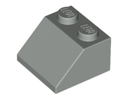 Покривна плочка 2X2/45°: {сив}