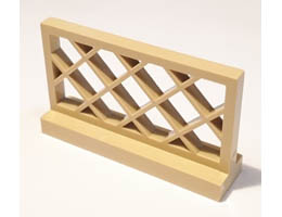 Ограда 1X4X2: {тухлено жълт}