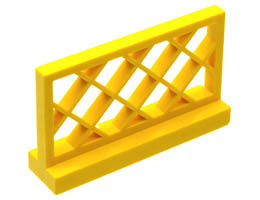 Ограда 1X4X2: {ярко жълт}