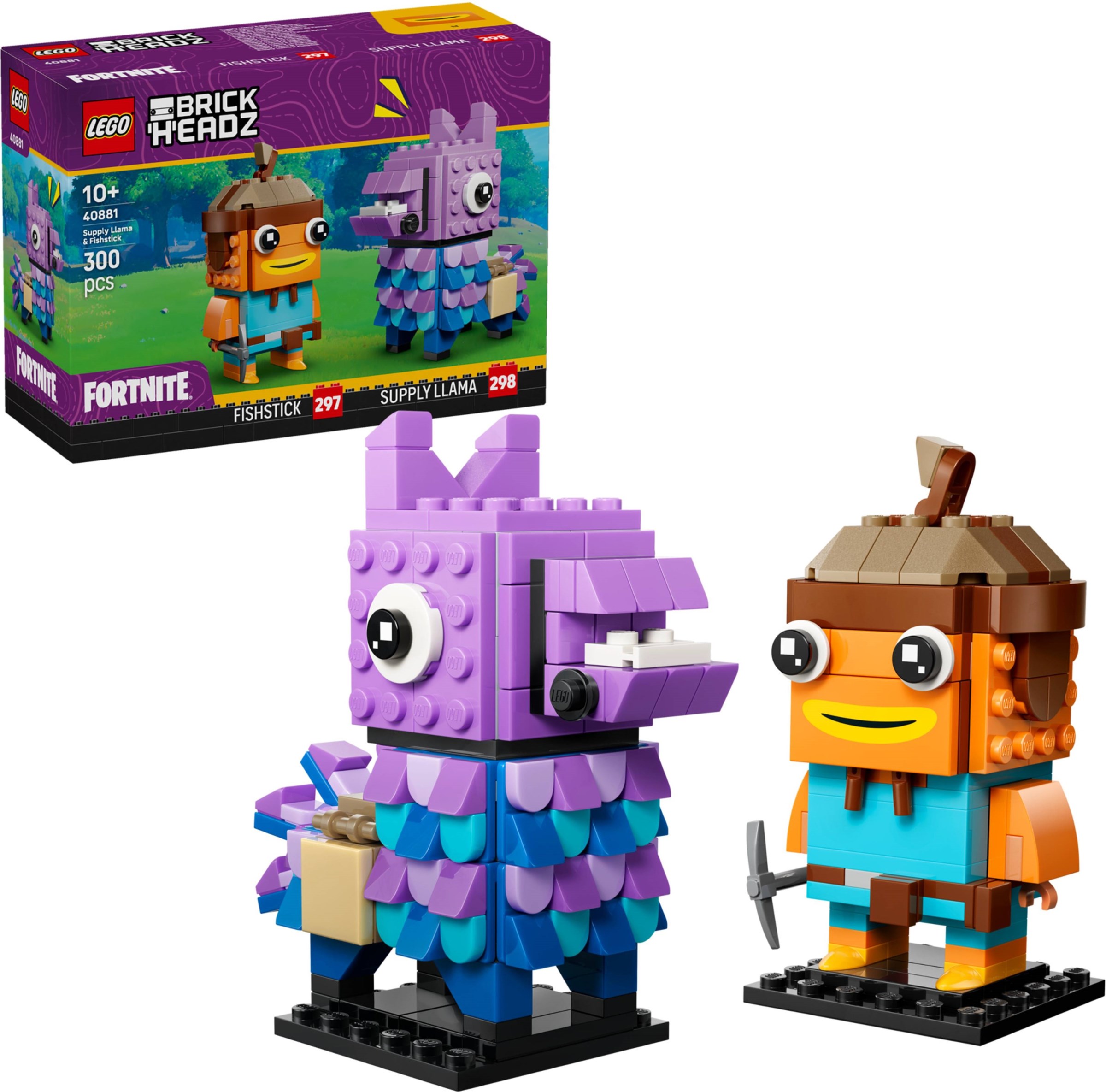 Фигури на Supply Llama и Fishstick – БРИКХЕДЗ