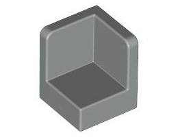Стенен ъгъл 1X1x1: {сив}