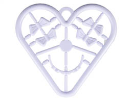 Belville, Clothes Accessories - Complete Sprue - Small Bows & Hair Band: {светло синьо-виолетов}