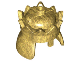 Minifigure, Headgear Crown: {хромирано златист}