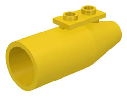 Engine, Smooth Large, 1 x 2 Thin Top Plate: {ярко жълт}