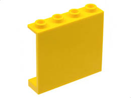 Стенен елемент 1X4X3: {ярко жълт}