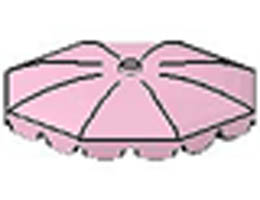 Belville Umbrella Top with Rounded Bottom Flaps: {светло червеникаво-виолетов }