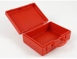 Scala Utensil Suitcase: {ярко червен}