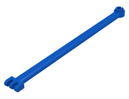 Hinge Bar 12L with 3 Fingers and Open End Stud: {ярко син}