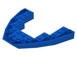Boat, Bow Brick 8 x 10 x 1 : {ярко син}
