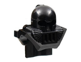 Minifigure, Headgear Helmet Underwater Aquashark : {черен}