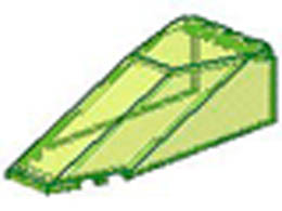Windscreen 10 x 4 x 2 1/3 Canopy : {прозрачно флуорисциращо зелен}