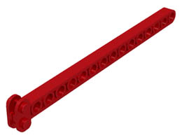 Crane Arm Center (Technic Beam 1 x 16): {ярко червен}