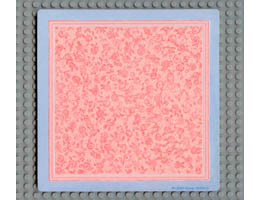 Paper Cardboard Base for Set 3201, Scala Living Room: {ярко червеникаво-оранжев}