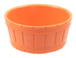 Container, Barrel Half Large: {ярко червеникаво-оранжев}