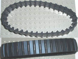 Tread Large, Technic with 34 Treads: {черен}