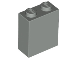 Тухличка 1X2X2, (b) вътрешен държач за ос: {сив}