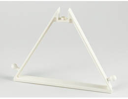Belville Tent Frame 1 x 12 x 8 Triangle with Top Recessed Hollow Stud, Tow Ball on Sides: {бял}