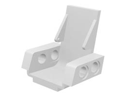 Technic Seat 3 x 2 Base: {бял}