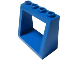 Windscreen 2 x 4 x 3 Frame - Hollow Studs: {ярко син}