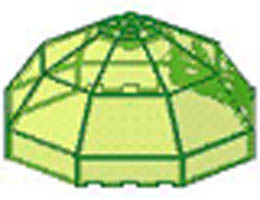 Windscreen 10 x 10 x 4 Octagonal Canopy: {прозрачно флуорисциращо зелен}