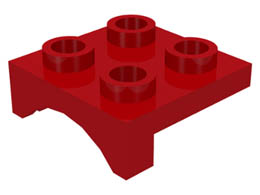 Electric, Motor 9V Micromotor 2 x 2 Cover : {ярко червен}
