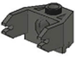 Magnet Holder 2 x 3 with Clips and Pin Hole: {тъмно сив}