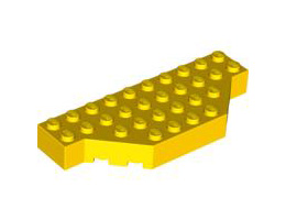 Brick, Modified 4 x 10 with Cut Corners: {ярко жълт}