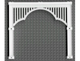 Scala Arch 22 x 2 x 16 1/3: {бял}