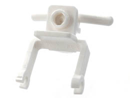 Tricycle Body Front Fork / Handlebars: {бял}