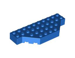 Brick, Modified 4 x 10 with Cut Corners: {ярко син}