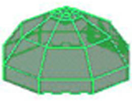 Windscreen 10 x 10 x 4 Octagonal Canopy: {прозрачно зелен}