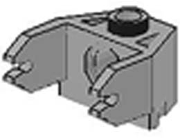 Magnet Holder 2 x 3 with Clips and Pin Hole: {сив}