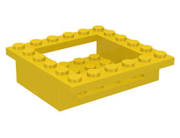 Cockpit 6 x 6 x 1 Cabin Base : {ярко жълт}