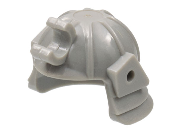 Minifigure, Headgear Helmet Ninja / Samurai with Clip and Short Visor: {сив}