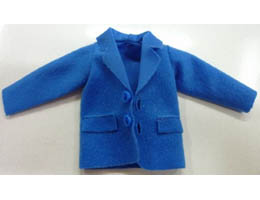 Scala, Clothes Male Jacket with Two Pockets and Two Buttons and Collar: {ярко син}