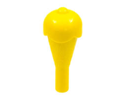 Ice Cream Cone with Ice Cream: {ярко жълт}
