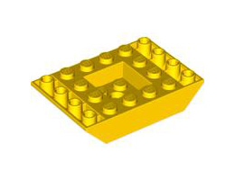 Slope, Inverted 45 6 x 4 Double with Recessed Center: {ярко жълт}