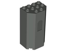 Френска кула 4X3X6: {тъмно сив}