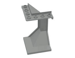 Panel 4 x 4 x 6 Corner Concave: {сив}