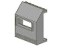 Panel 3 x 6 x 6 Sloped with Window: {сив}