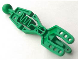 Technic Throwbot Arm Forked with Flexible Center and Ball Joint: {тъмно зелен}