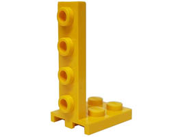 Bracket 2 x 2 - 1 x 4: {ярко жълт}