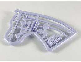 Belville Accessories - Complete Sprue - Horse Tack: {светло синьо-виолетов}