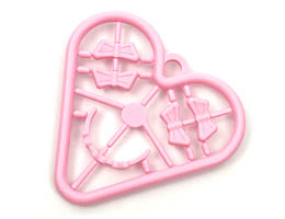 Belville, Clothes Accessories - Complete Sprue - Small Bows & Hair Band: {светло червеникаво-виолетов }