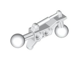 Technic, Ball Joint 2 x 7 with 2 Ball Joints: {бял}
