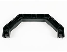 Znap Beam 9, 5 Holes, 4 Bends (Half-Octagon): {черен}