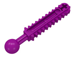 Technic Ball Joint with Double Rack: {ярко виолетов}